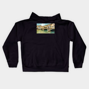 The Ponte Vecchio in Florence, Italy Kids Hoodie